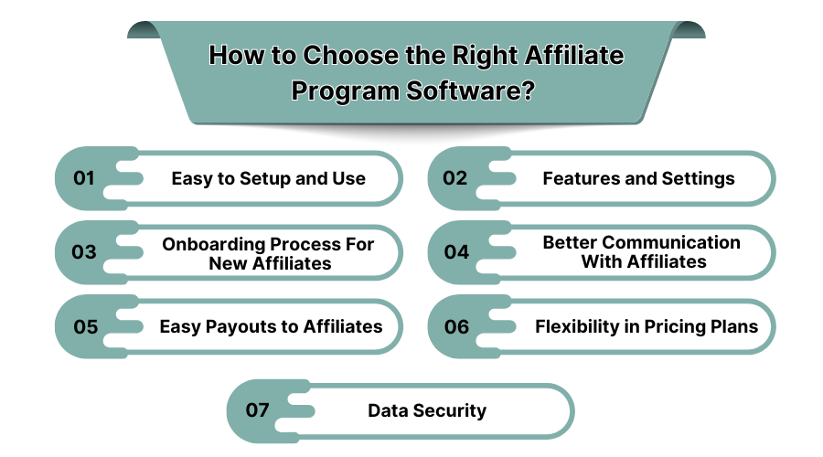 How to Choose the Right Affiliate Program Software